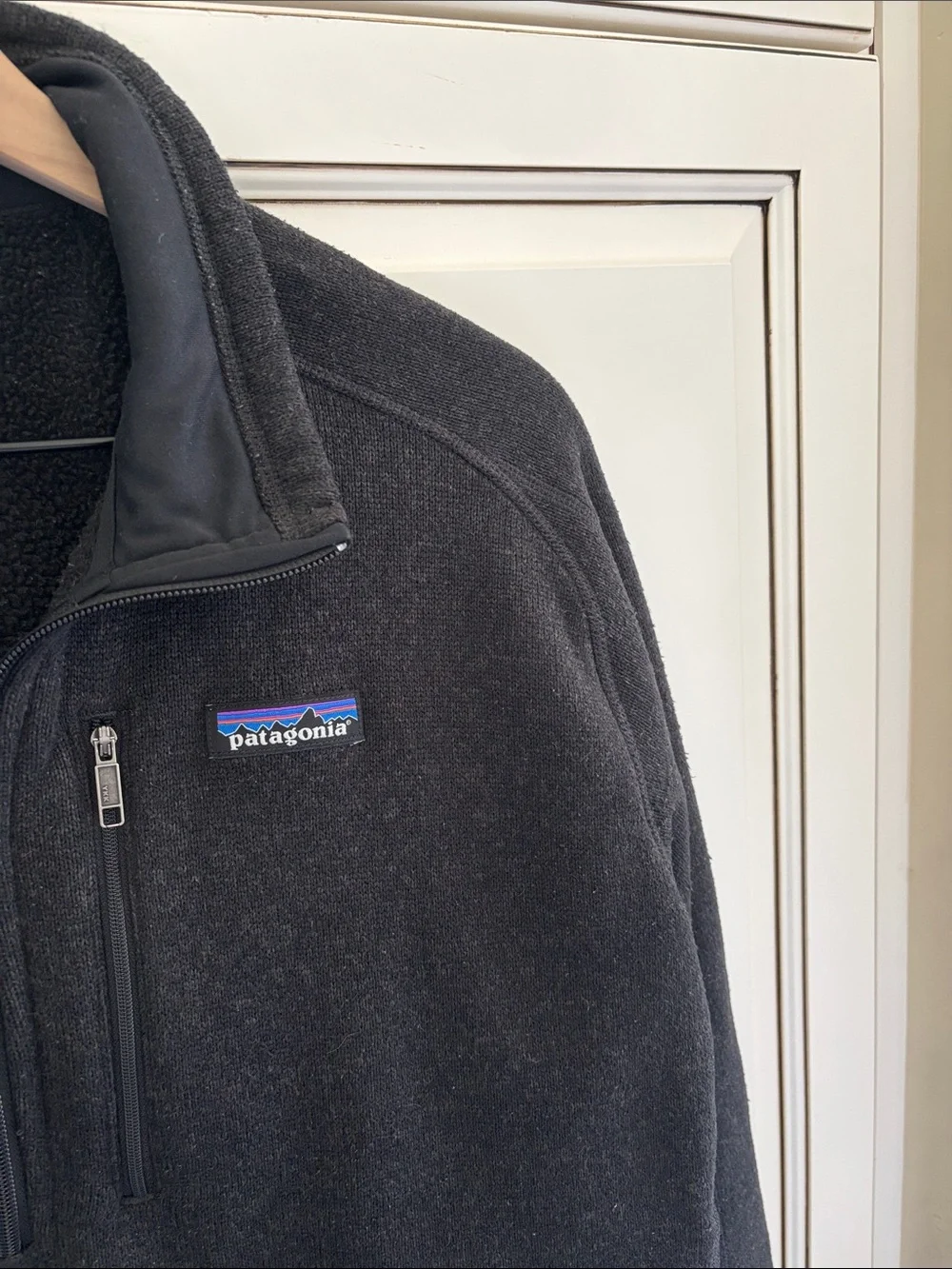 Patagonia Better Sweater 1/4 Zip 25522 Comfort Outdoors Black Mens Large